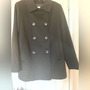 Cinzia Rocca Black Peacoat Size 14
